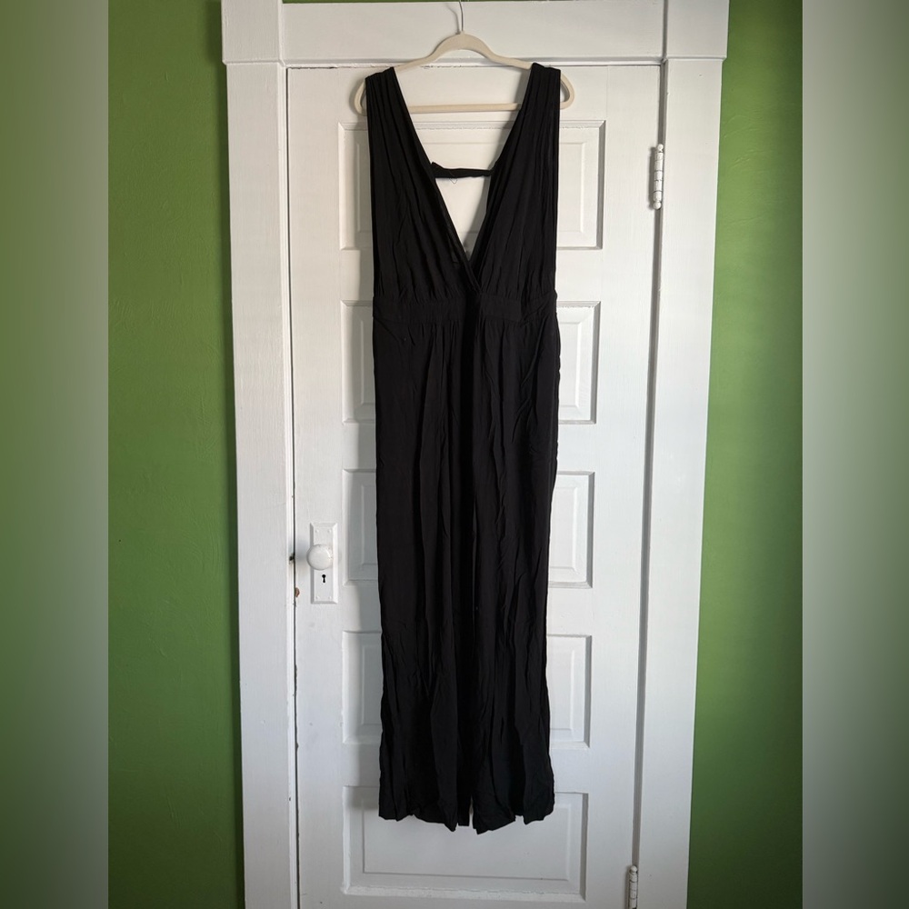 Forever 21 Plus Black Jumpsuit - Damages Pictured